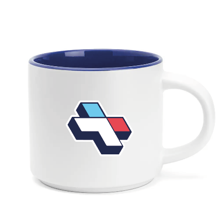 Taza 3D+ azul