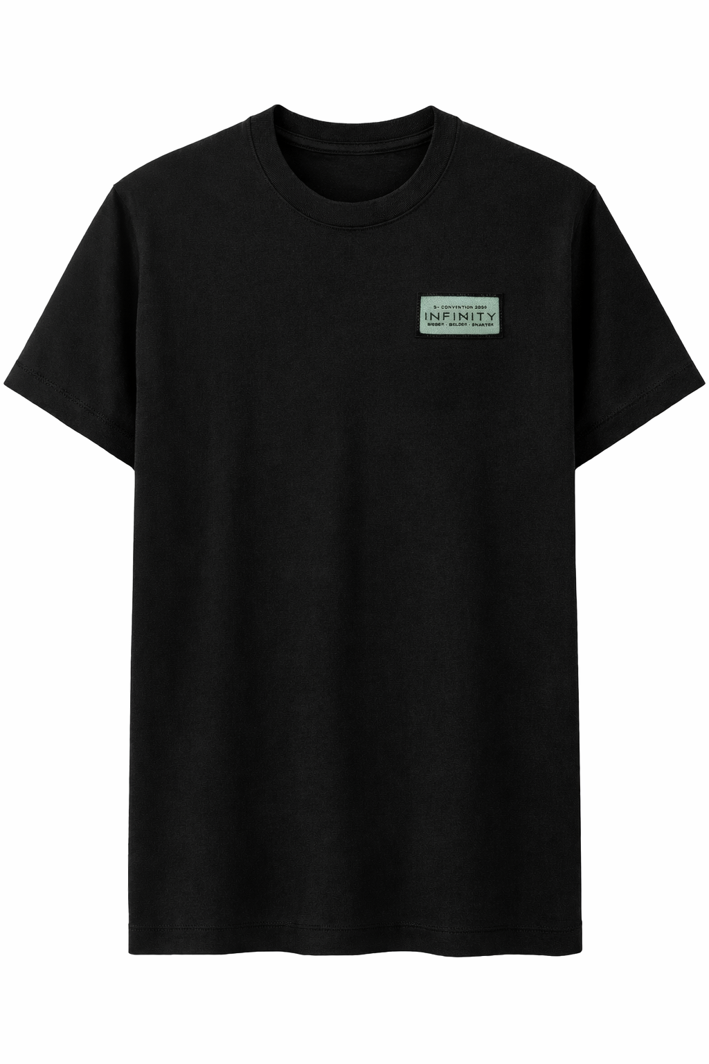 Playera Infinity negra caballero