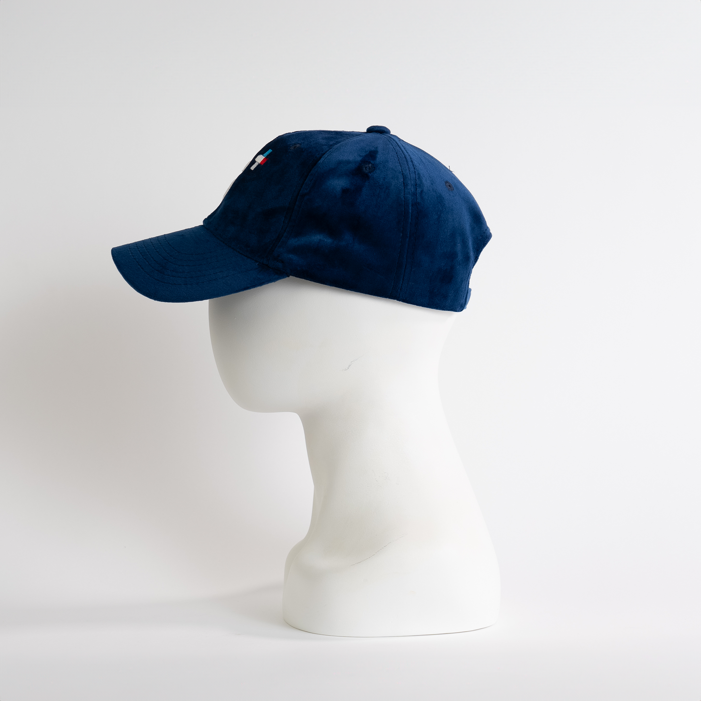 GORRA ATERCIOPELADA AZUL MARINO