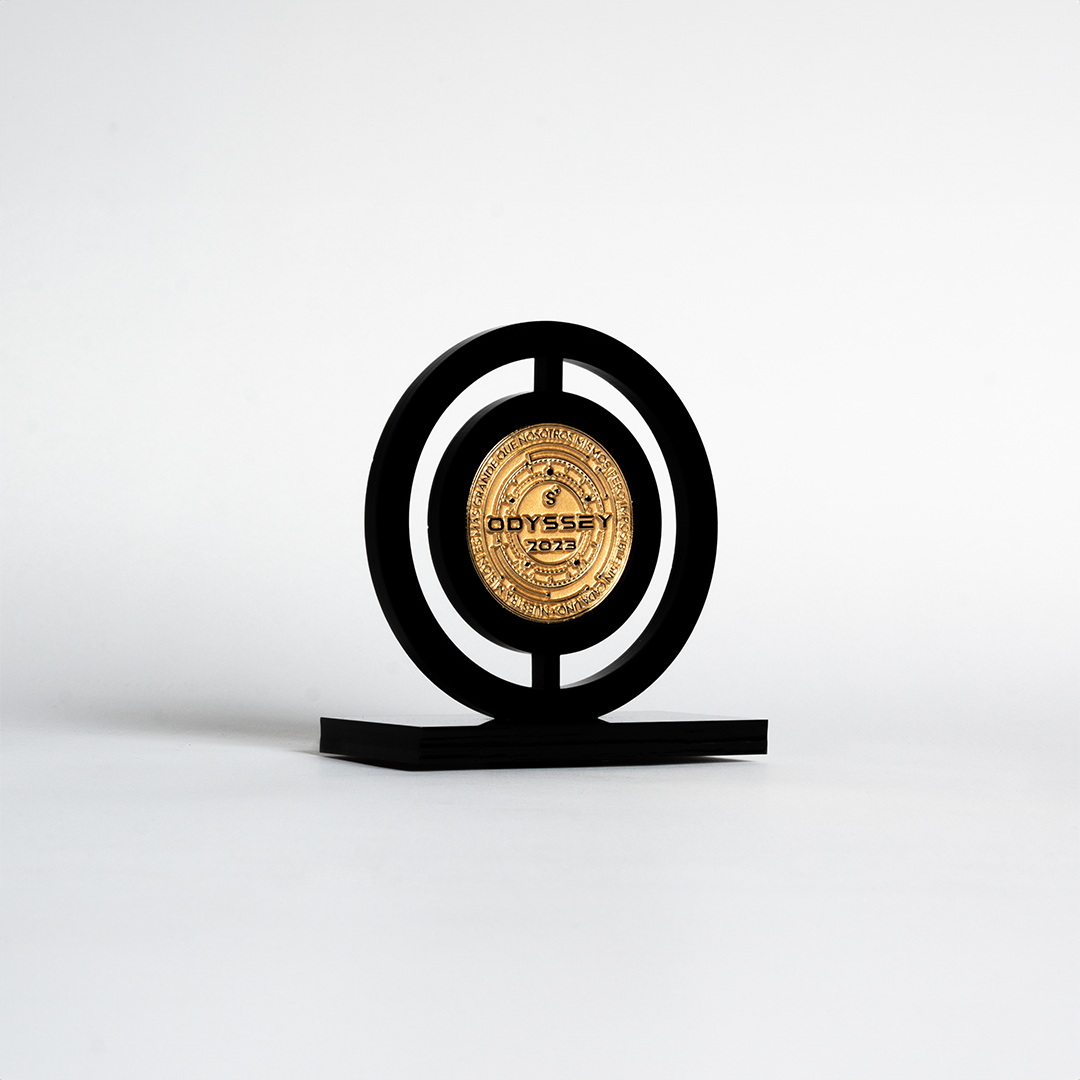 MONEDA S+ SOPORTE AROS NEGRO