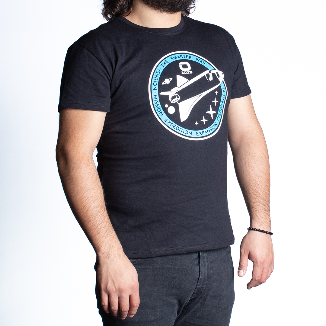 PLAYERA ODISSEY CABALLERO NEGRA