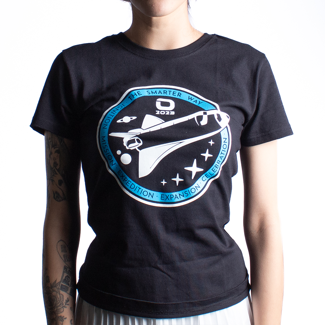 PLAYERA ODISSEY DAMA NEGRA