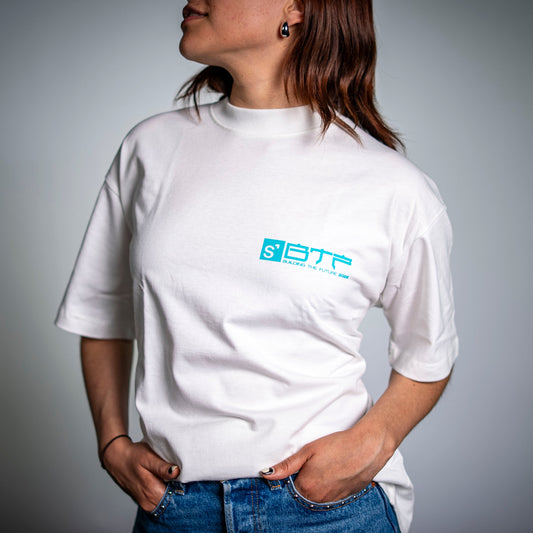 PLAYERA BTF Blanco/Azul