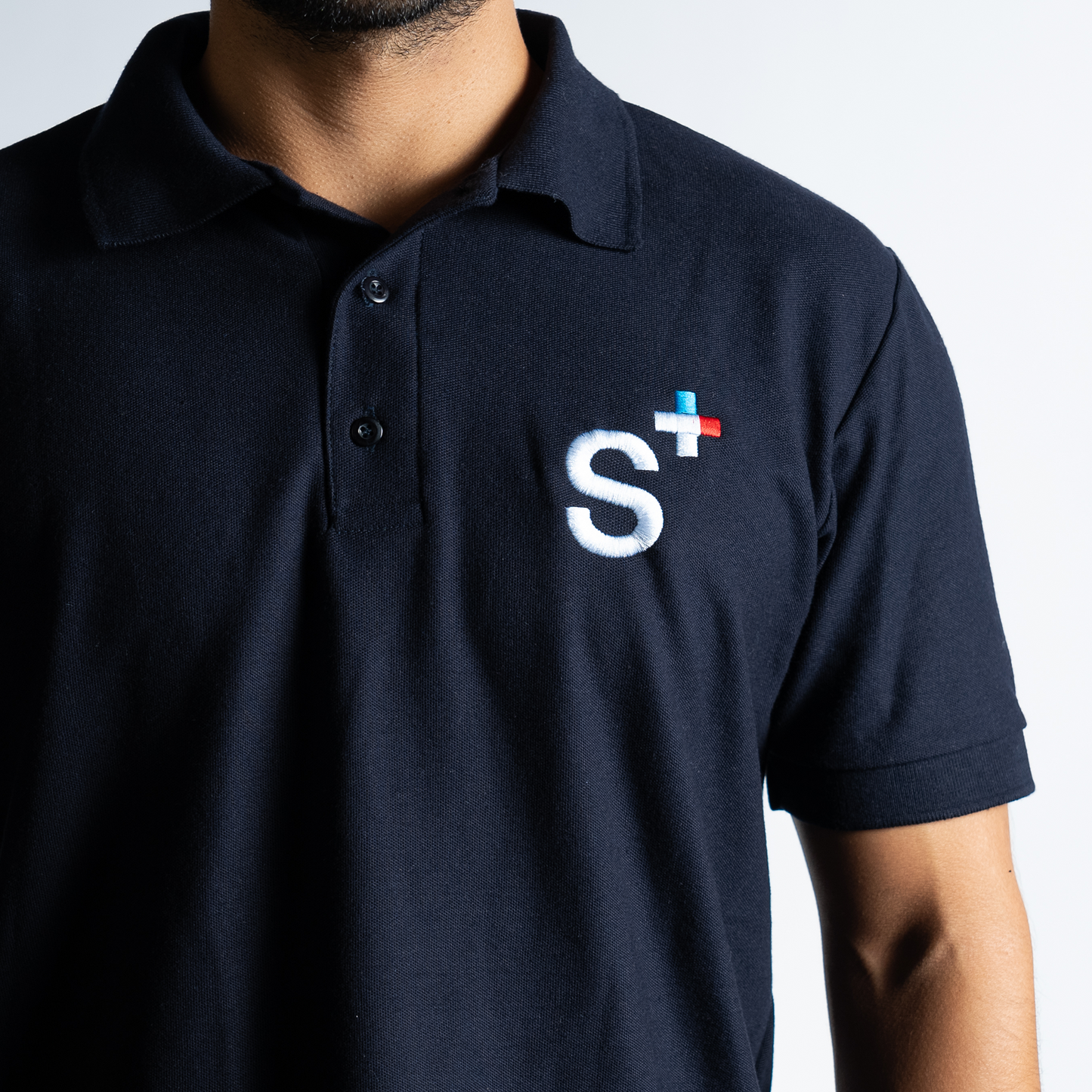 PLAYERA POLO S+ CABALLERO AZUL