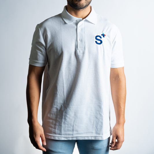 POLO S+  CABALLERO BLANCO