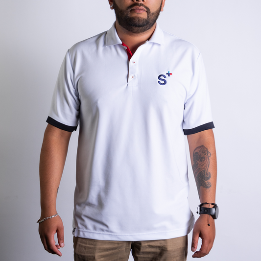 Polo S+ Clásico Caballero Blanco
