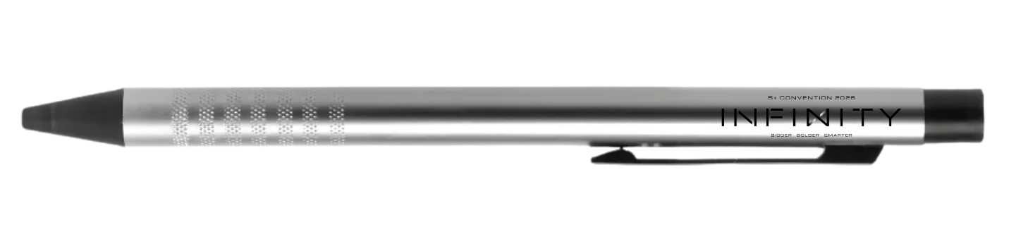 Pluma infinity metálica