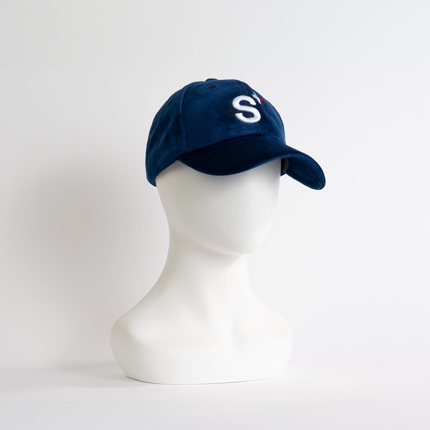 GORRA ATERCIOPELADA AZUL MARINO