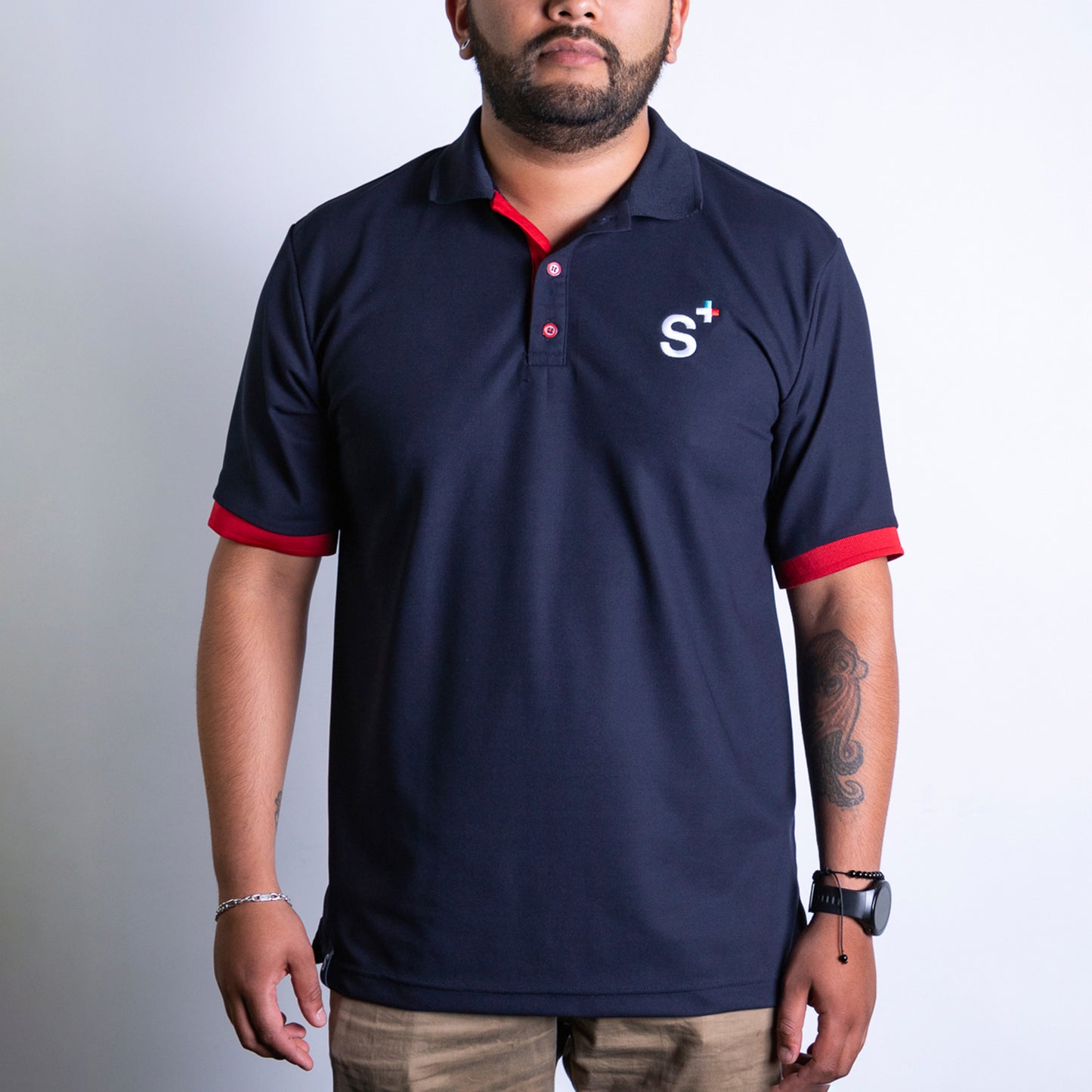 Polo S+ Clásico Caballero Azul