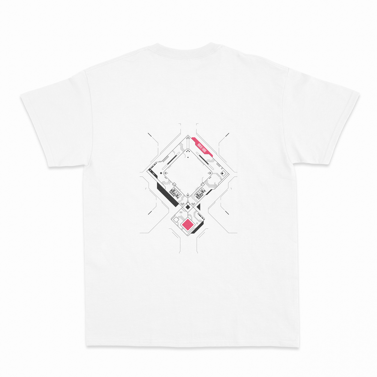 PLAYERA BTF Blanco/Rojo